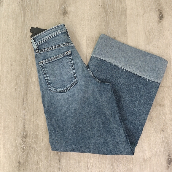 RAG & BONE Wide Leg Jeans || Size 24 - Picture 2 of 2